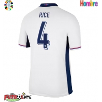 Camiseta Inglaterra Declan Rice #4 Primera Equipación Eurocopa 2024 manga corta